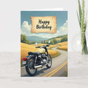 Retro Journey Birthday Card