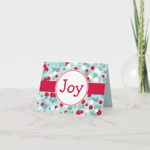 Retro Joy Christmas Card
