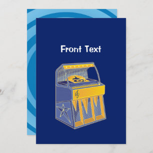 Retro Jukebox Invitation