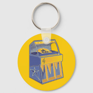 Retro Jukebox Key Ring