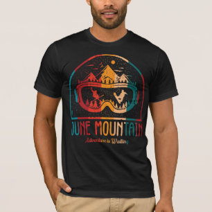 Retro June Mountain Ski Adventure T-Shirt