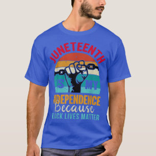 Retro Juneteenth Is My Independence Day Free ish S T-Shirt