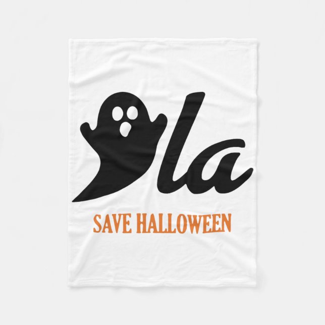 Retro Kamala Harris Halloween Comma La Ghost Pumpk Fleece Blanket (Front)