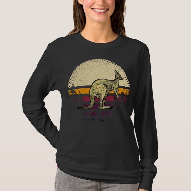 Retro Kangaroo T-Shirt (Front)