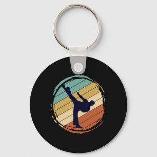 Retro Karate Key Ring