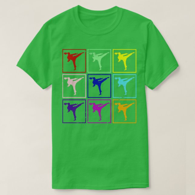 Retro Karate T-Shirt (Design Front)