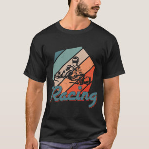 Retro Kart Go Kart Racing Pit Crew Driver T-Shirt