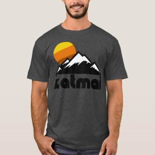 Retro Katmai Tourist Souvenir National Park Design T-Shirt