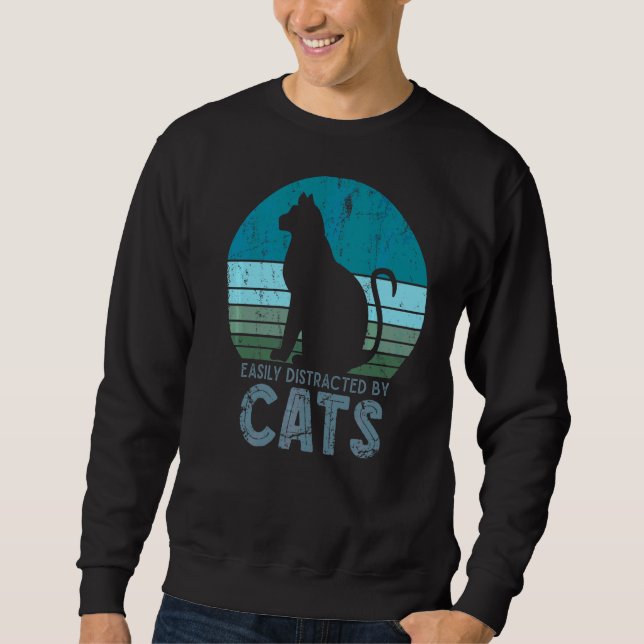 Retro Katze  1 Sweatshirt (Front)
