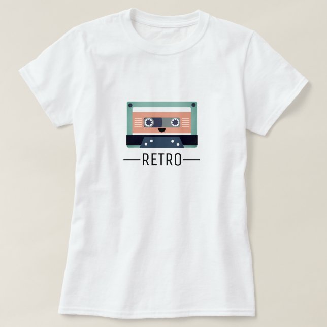 Retro Kawaii | Cassette | T-Shirt (Design Front)