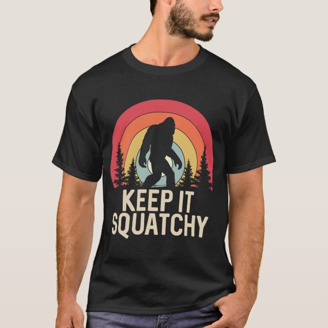 Retro Keep it Squatchy T-Shirt (Front)