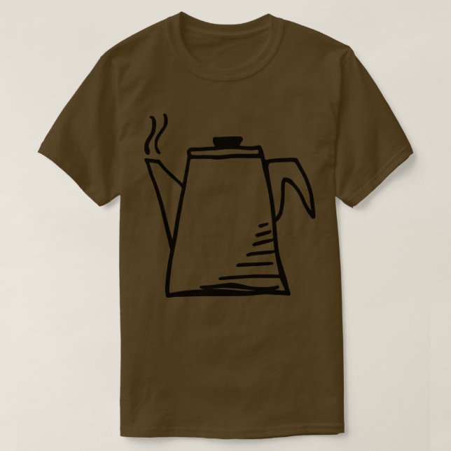 Retro Kettle Design T-Shirt (Design Front)
