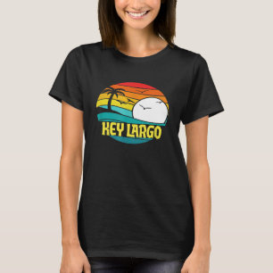 Retro Key Largo Sun Surf 80s Graphic T-Shirt