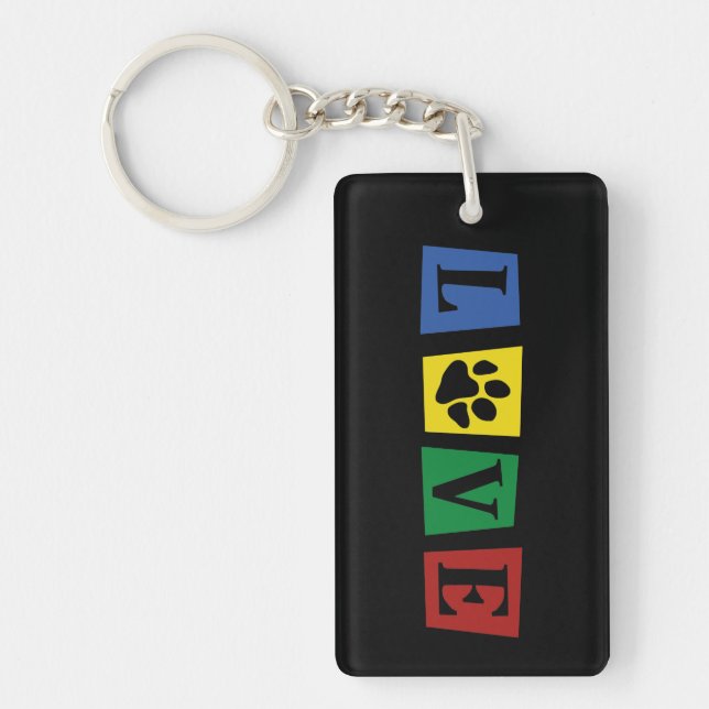 Retro Key Ring (Front)