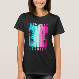 Retro Key West Florida Beach Summer Tropical Souve T-Shirt