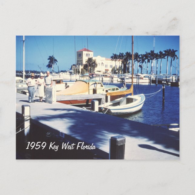Retro Key West Florida Postcard (Front)