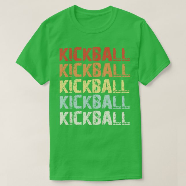 Retro Kickball T-Shirt (Design Front)
