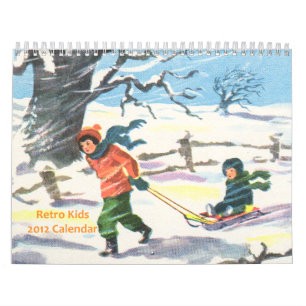 Retro Kids Calendar 2012