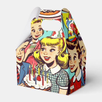 Retro Kids Party Comics Favour Box