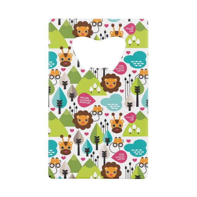 retro kids safari lion wildlife (Front)