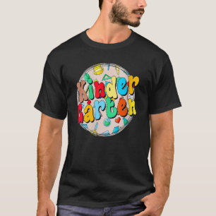 Retro Kindergarten Girls Boys Teacher Team Kinder T-Shirt