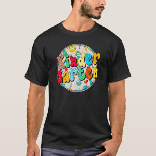 Retro Kindergarten Girls Boys Teacher Team Kinder  T-Shirt