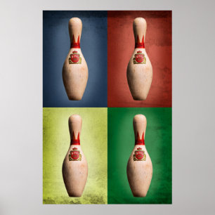 Retro King Pins Poster