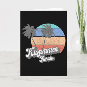 Retro Kissimmee Florida Fl Vintage Beach Surf Card