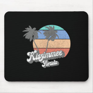 Retro Kissimmee Florida Fl Vintage Beach Surf Mouse Pad