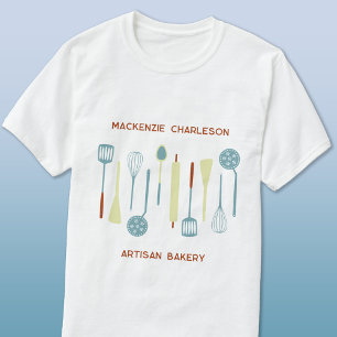 Retro Kitchen Bakery Cafe Catering Business T-Shirt
