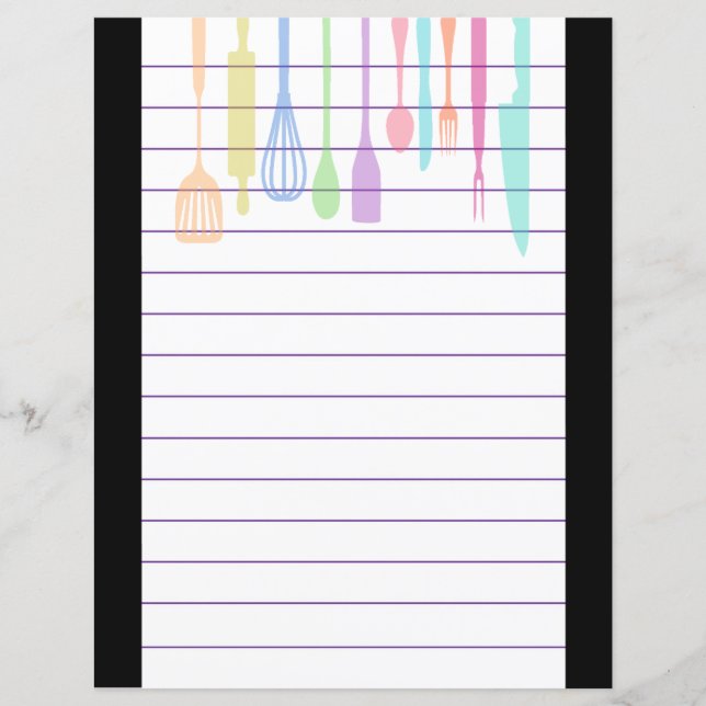 Retro Kitchen Cooking Utensils (Front)