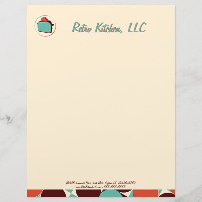 Retro Kitchen Letterhead (Front)