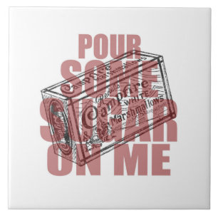 Retro Kitchen Marshmallows Pour Some Sugar On Me Tile