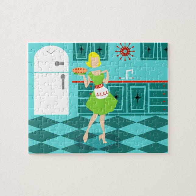 Retro Kitchen Puzzle (Horizontal)