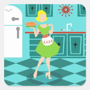 Retro Kitchen Stickers