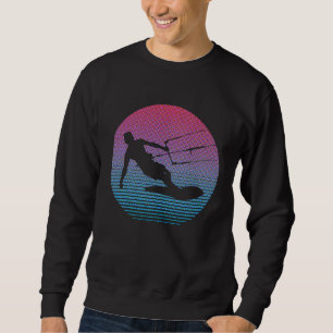 Retro Kite Boarding Surfing Water Sports Sunse 1 Sweatshirt