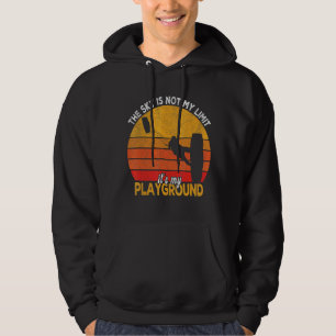 Retro Kitesurfing Kiteboarding Kitesurf Kiteboarde Hoodie