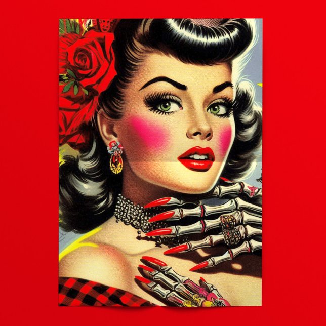 Retro Kitsch Pinup Tissue Paper (Creator Uploaded)