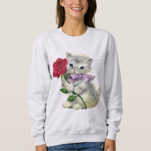 Retro Kitten Sweatshirt