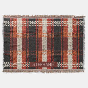Retro Knit Patchwork - Cozy Autumn Boho Vintage (2 Throw Blanket