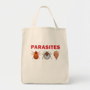 Retro Know Your Parasites Luna Tick Anti Trump 86  Tote Bag