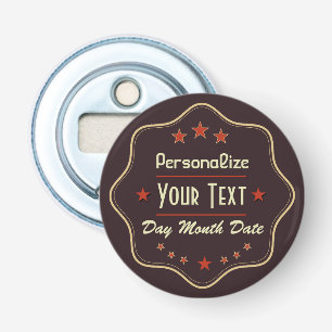 Retro Label Bottle Opener
