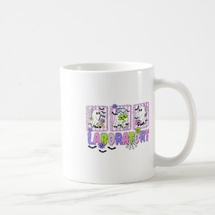 Retro Laboratory Halloween Ghost Lab Tech Medical Coffee Mug