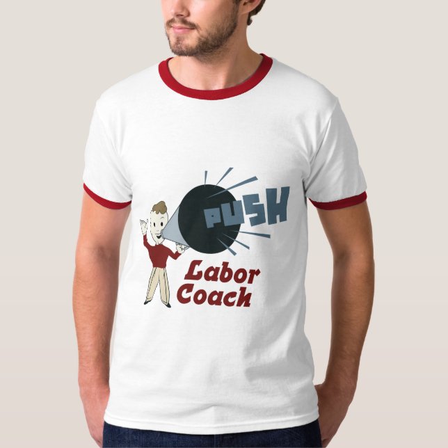 Retro Labour Coach T-Shirt (Front)