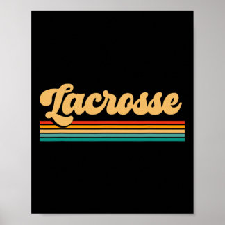 Retro Lacrosse Apparel - Lacrosse Poster