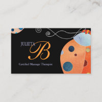 Retro Ladybug Unique Monogram