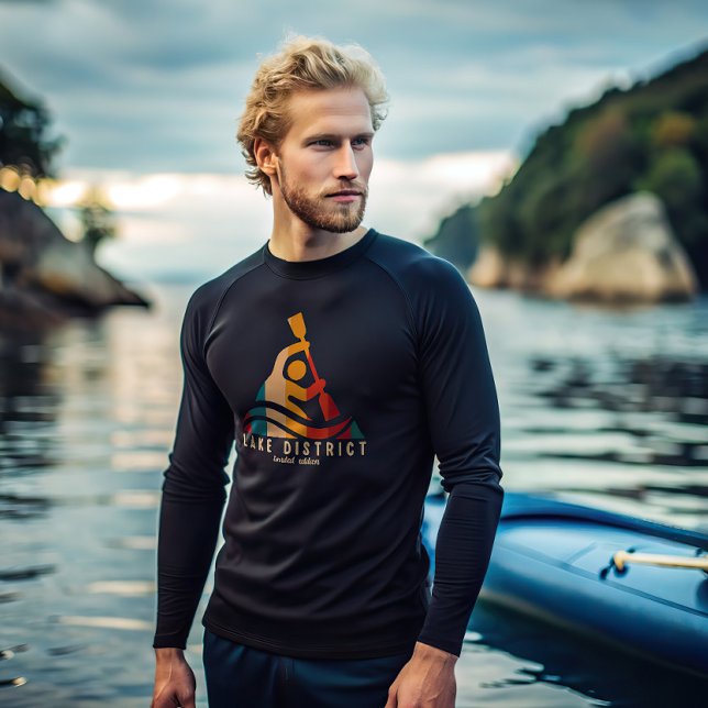 Retro Lake District Kayaking T-Shirt (Creator Uploaded)