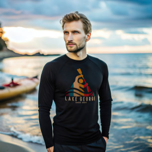 Retro Lake George Kayaking T-Shirt