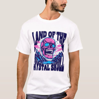 Retro Land of the Crystal Skull Graphic T-Shirt