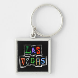 Retro Las Vegas Neon Key Ring